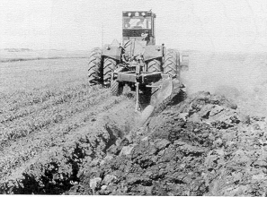 Deep plowing.