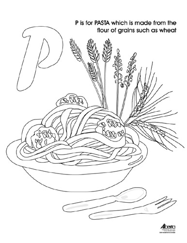 macaroni coloring pages - photo #29