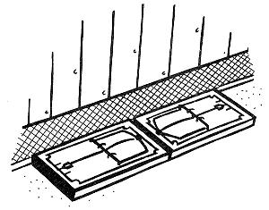 Figure 5. Placement of snap traps