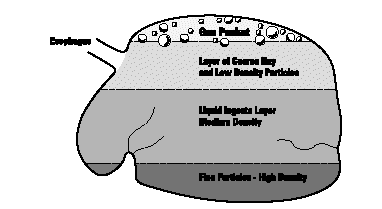 Figure 1. Gas pocket above the various layers of rumen contents